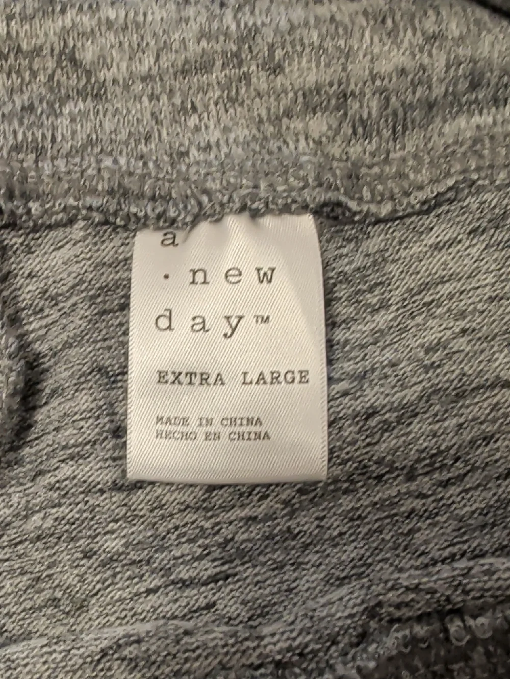 a new day Heather Light Gray Knit Lounge Leggings NWOT